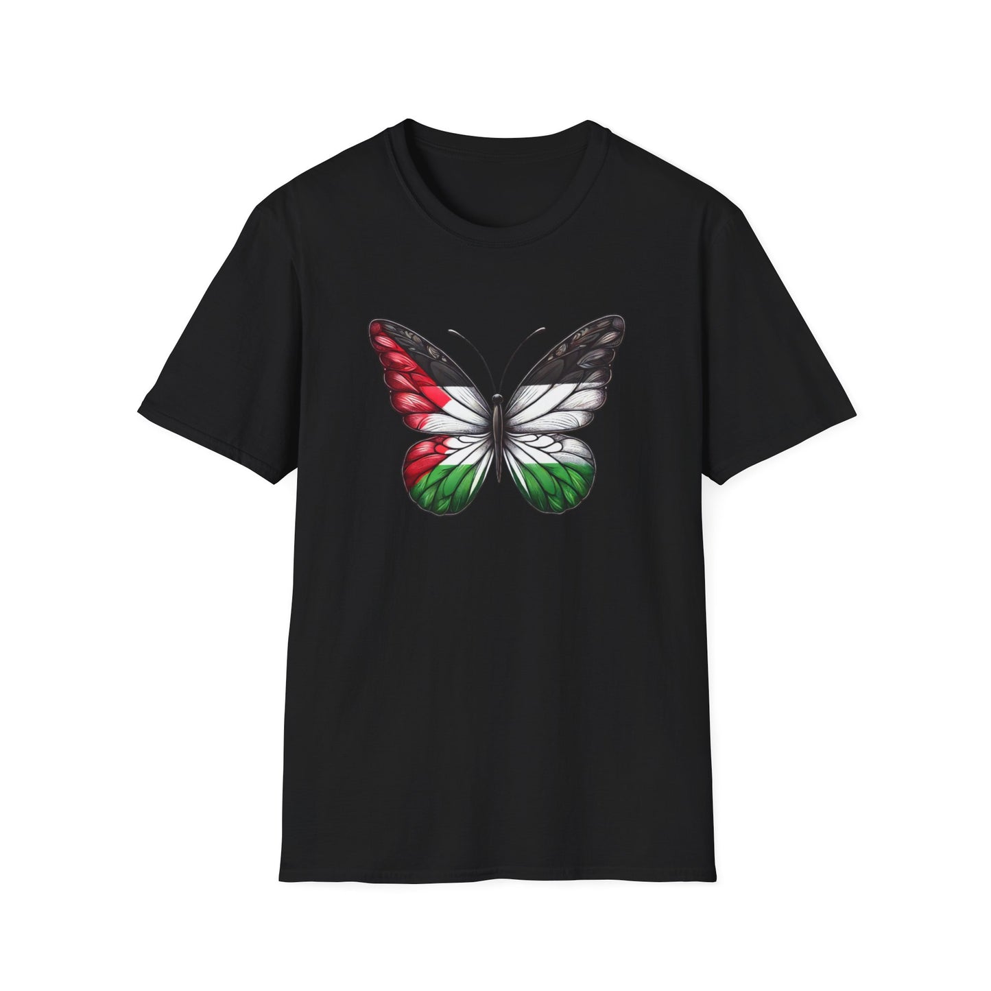 Unisex Softstyle T-Shirt - Freedom Butterfly