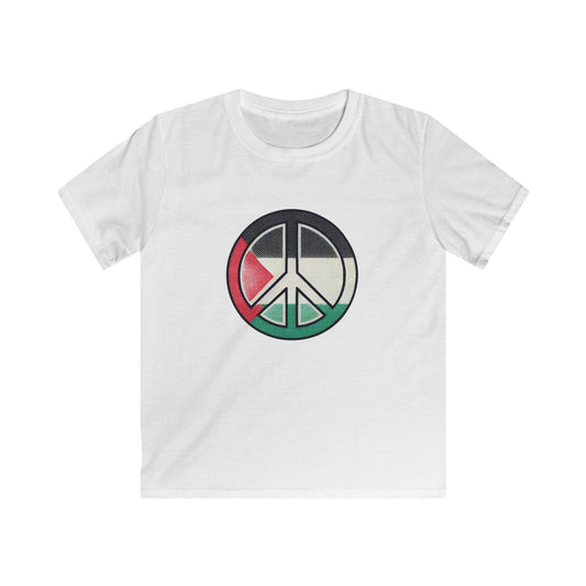 Kids Softstyle Tee - Free Palestine - Peace