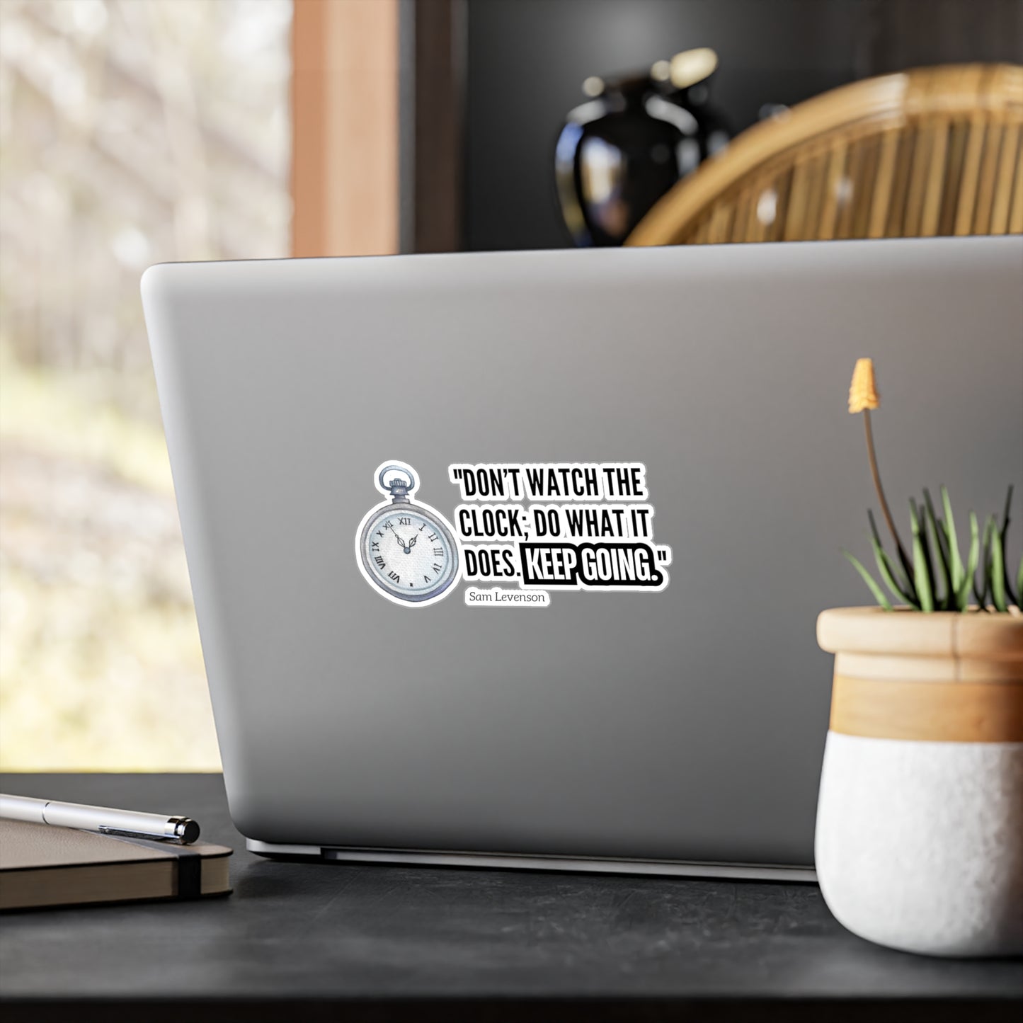 Vinyl Decals / Stickers - Don't Watch the clock, Keep Going