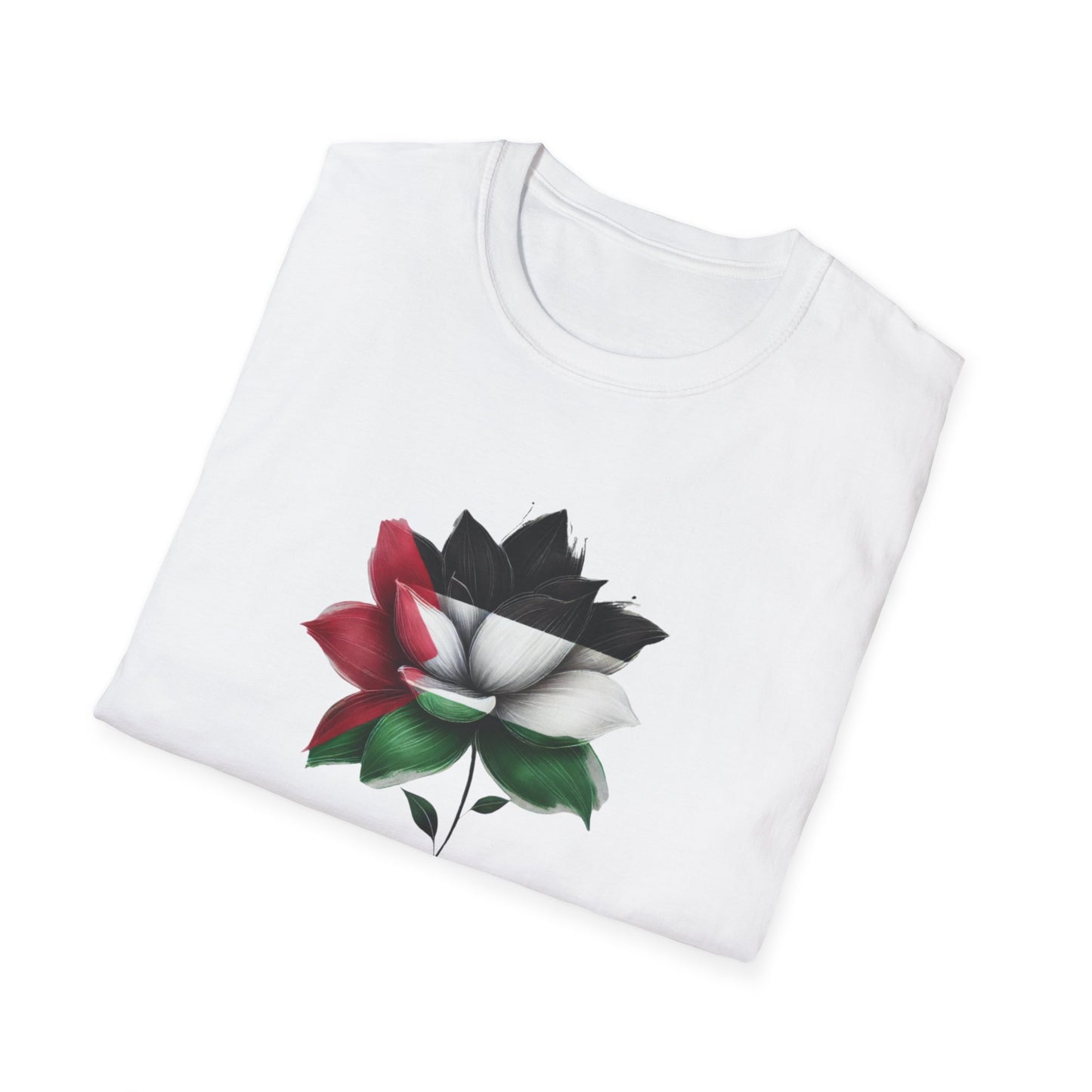 Unisex Softstyle T-Shirt - Flowers for Palestine