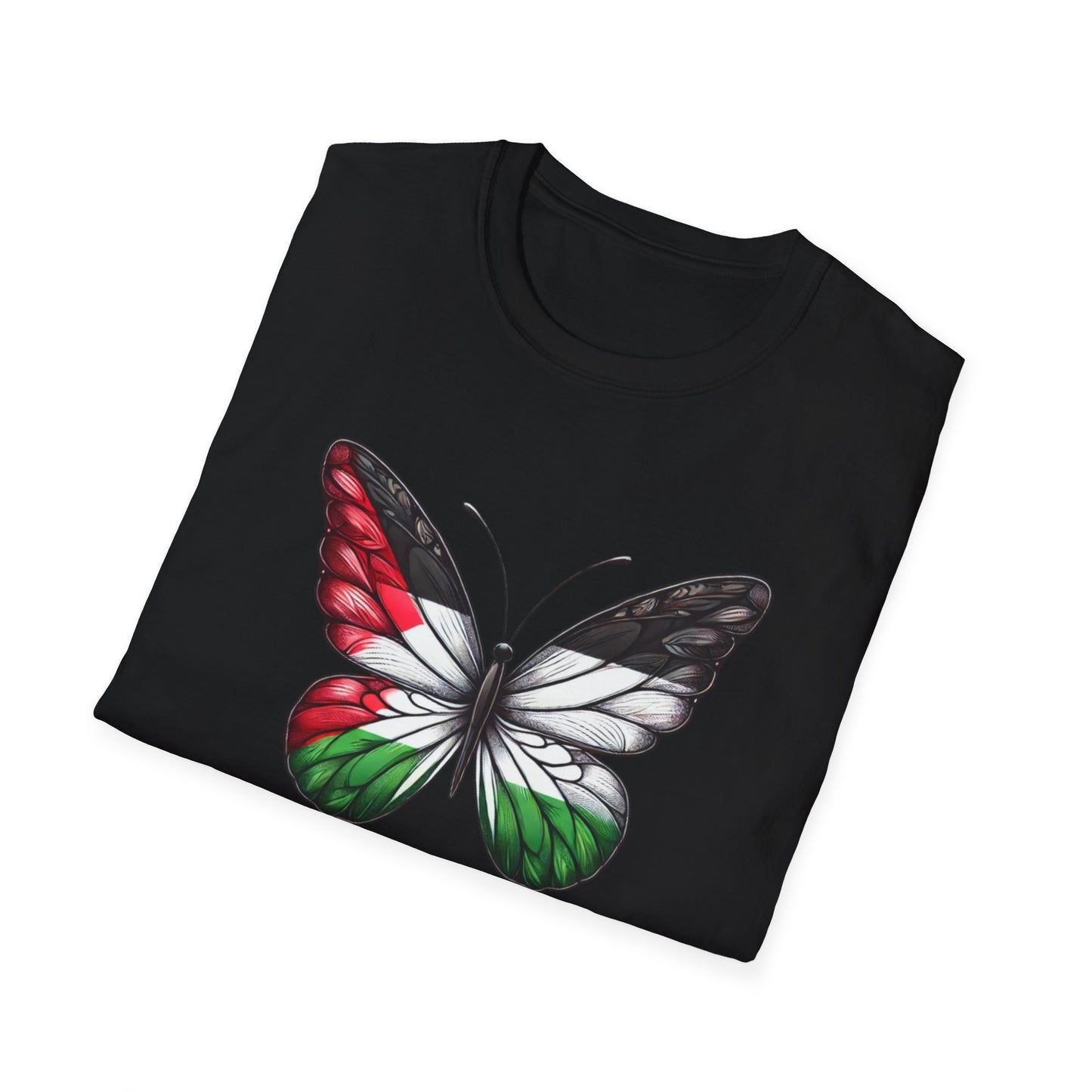 Unisex Softstyle T-Shirt - Freedom Butterfly