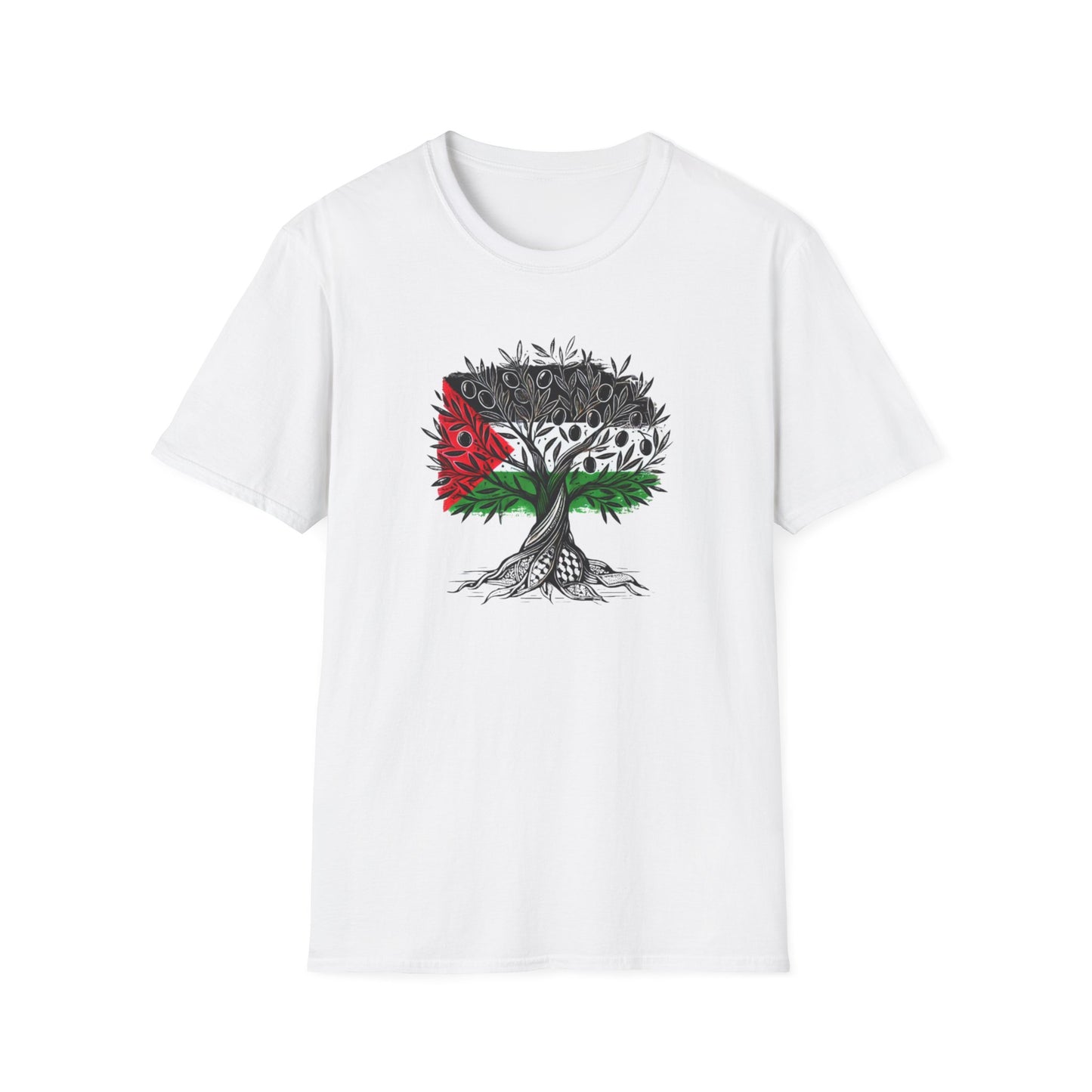 Unisex Softstyle T-Shirt - Olive Tree