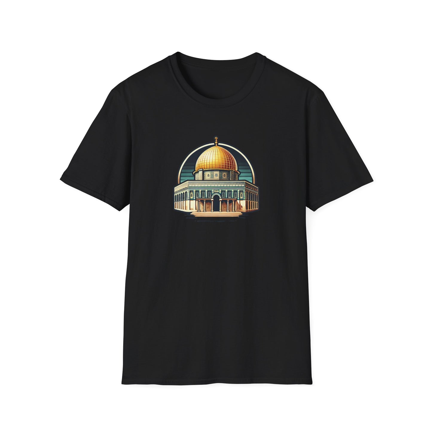 Unisex Softstyle T-Shirt - Palestine dome of the rock