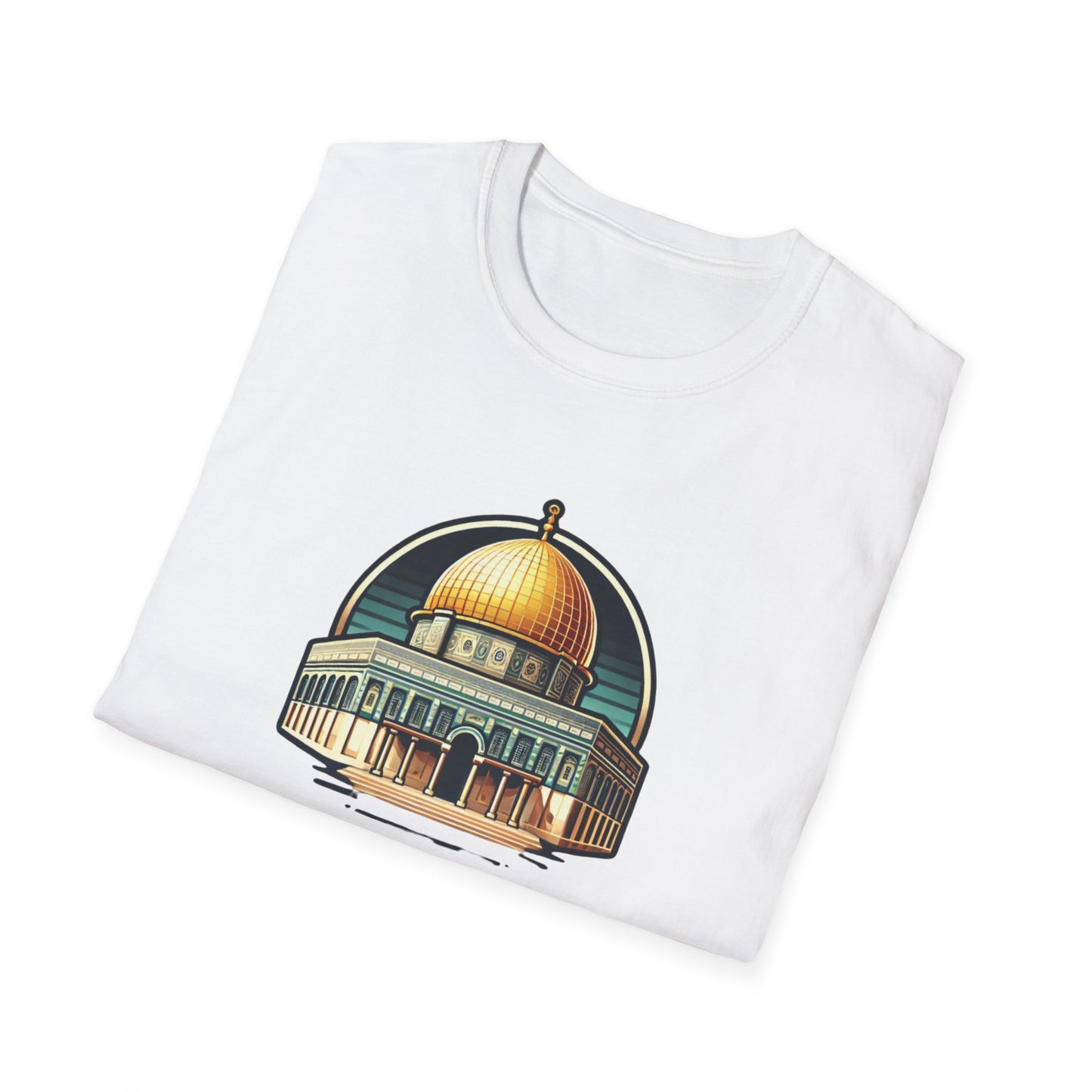 Unisex Softstyle T-Shirt - Palestine dome of the rock