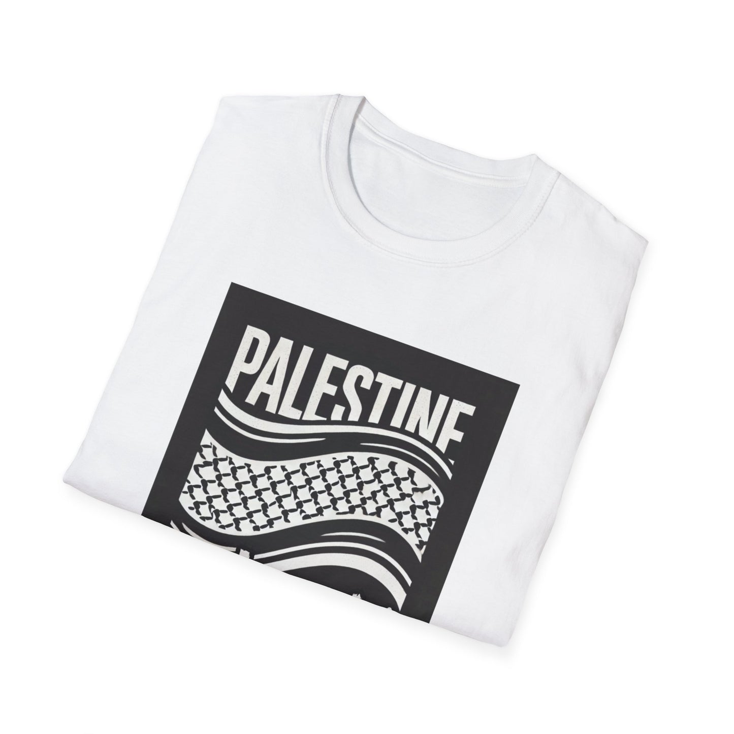 Unisex Softstyle T-Shirt - Palestine - فلسطين