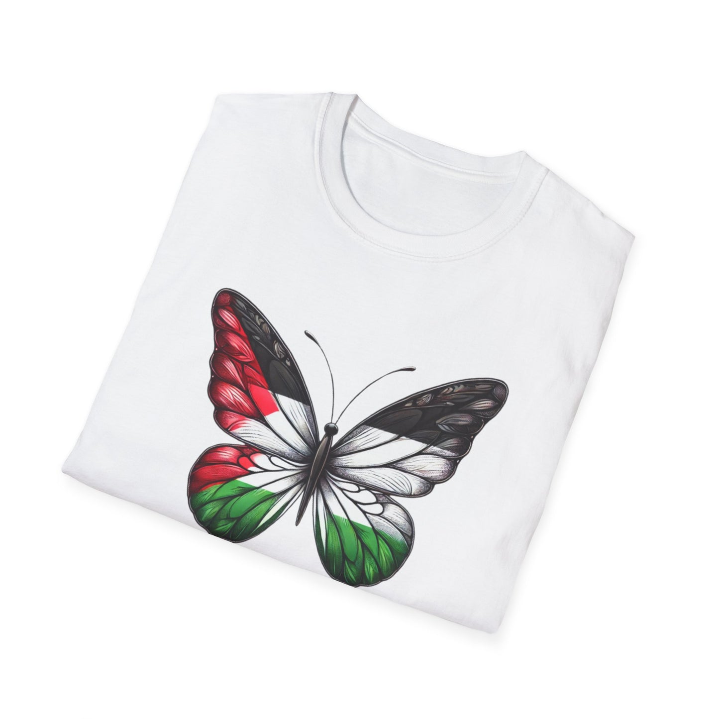 Unisex Softstyle T-Shirt - Freedom Butterfly