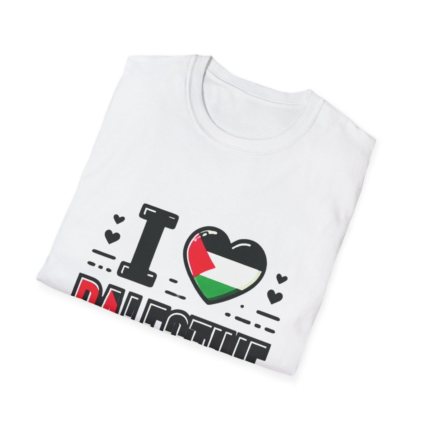 Unisex Softstyle T-Shirt - I love Palestine