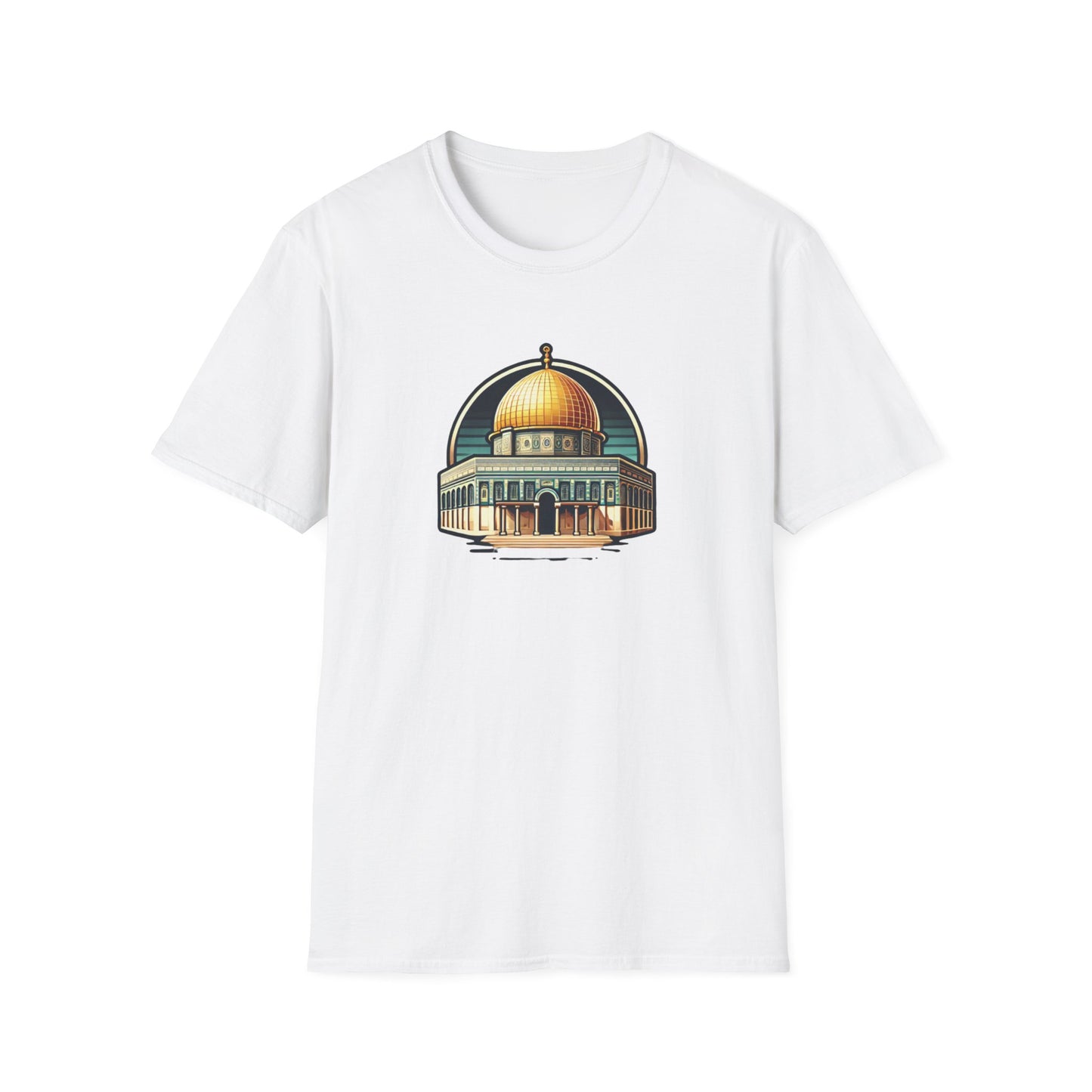 Unisex Softstyle T-Shirt - Palestine dome of the rock