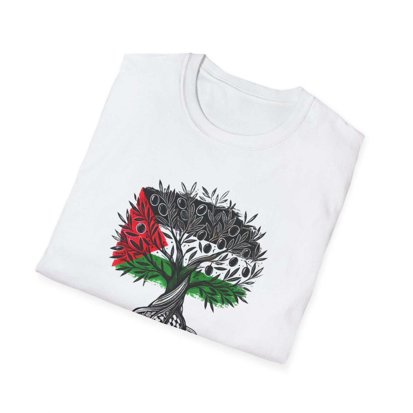 Unisex Softstyle T-Shirt - Olive Tree