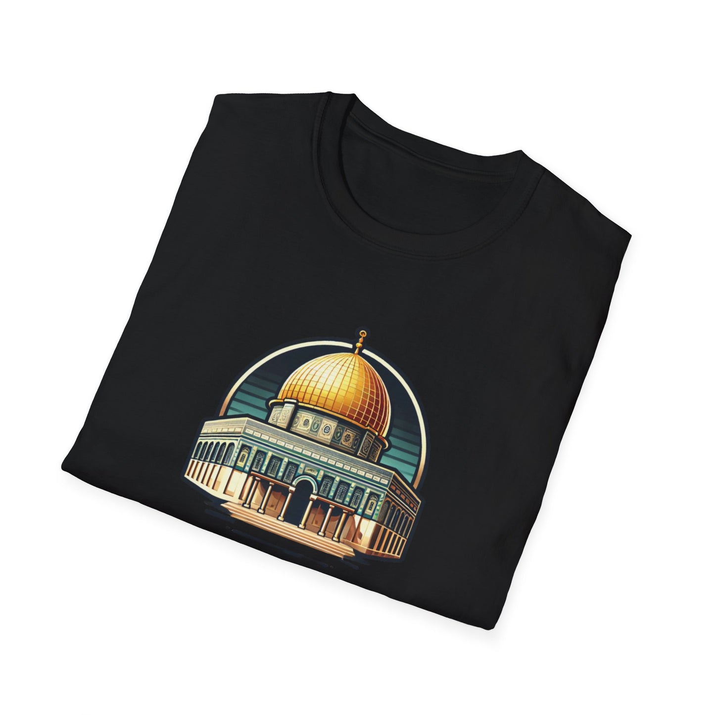 Unisex Softstyle T-Shirt - Palestine dome of the rock